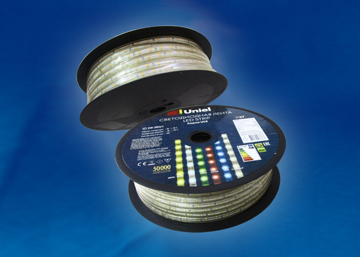 ULS-2835-60LED/m-10mm-IP67-220V-8W/m-50M-W ULS-2835-60LED/m-10mm-IP67-220V-8W/m-50M-W