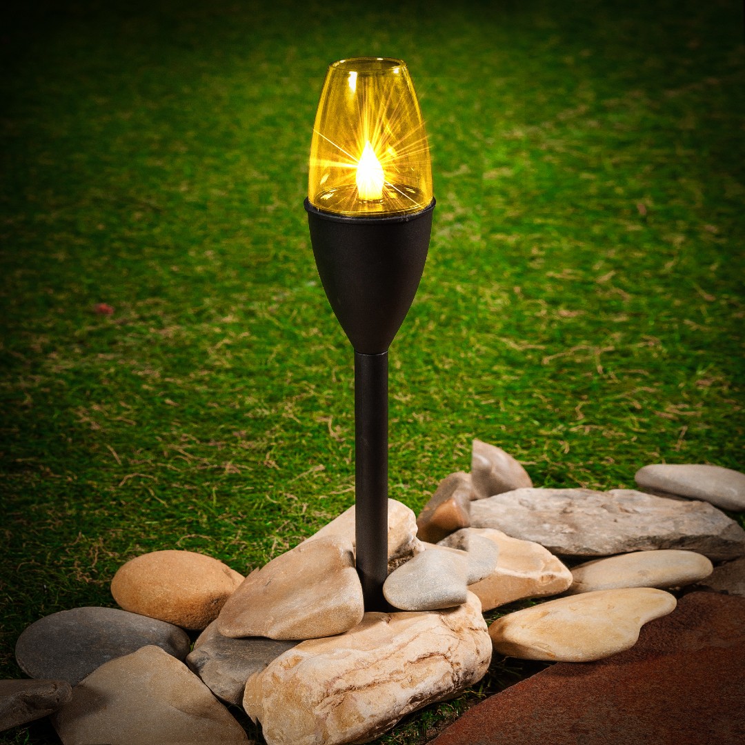 USL-C-694/PT375 CANDLE SET12 Садовый светильник на солнечной батарее, в составе набора из 12шт. Эффе