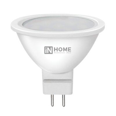 Лампа светодиодная LED-JCDR-VC 6Вт 230В GU5.3 3000К 530Лм IN HOME